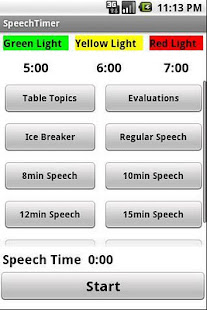 Speech Timer