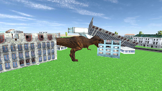 Angry Dinosaur City Attack 3D - Screenshot 1
