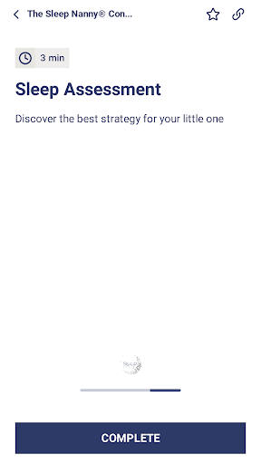 Sleep Nanny App Screen 2