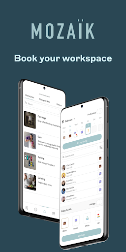 Android application Mozaïc screenshort