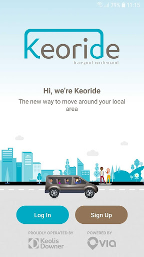 Android application Keoride screenshort
