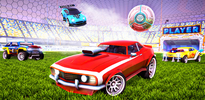 Rocket Car Football League: Soccer Derby Champion