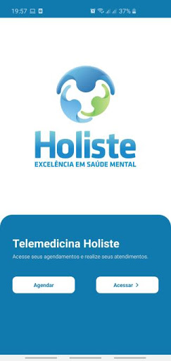 Android application Holiste Telemedicina screenshort