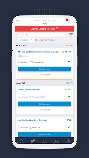 Android application referNWC screenshort