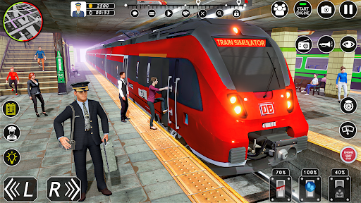 Android application Indian Train Driving Simulator screenshort