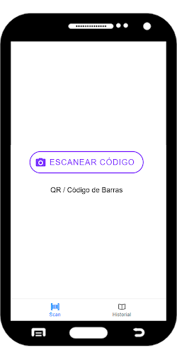 Android application Lector QR screenshort