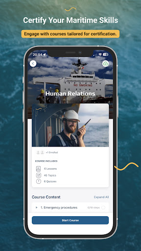 Android application AVANT Seafarer Training Center screenshort