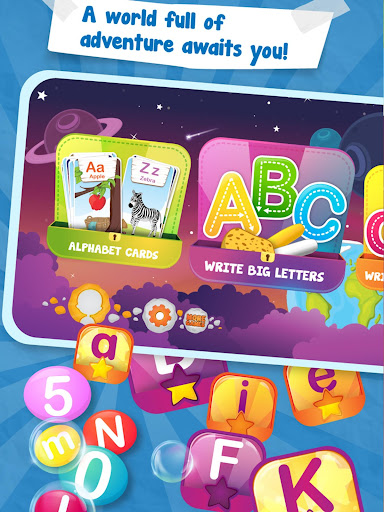 Screenshot of Preschool Alphabet & Numbers