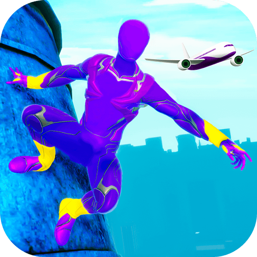 Miami Crime Sim Rope Hero Game logo
