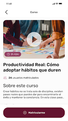 Educa University Screen 3