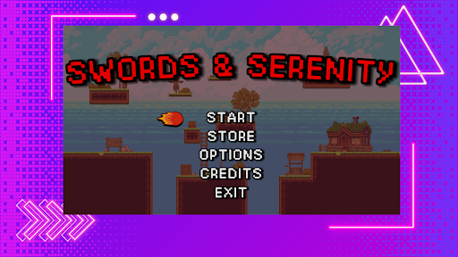 Android application Swords & Serenity, 2D Platform screenshort