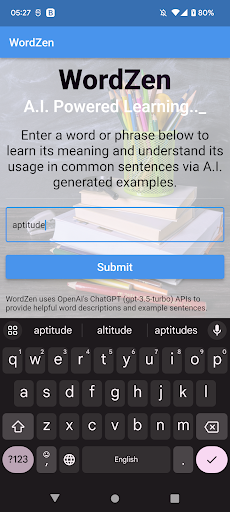 WordZen Screen 2