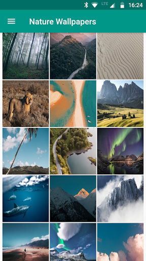 Android application Nature Wallpapers screenshort
