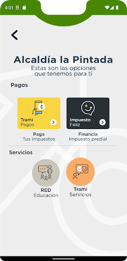 Trami App La Pintada Screenshot