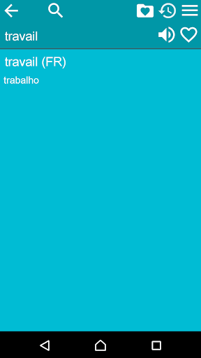 French Braz.Portuguese Dict Screen 3