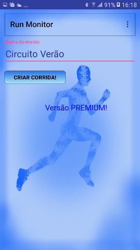 Visualização do aplicativo