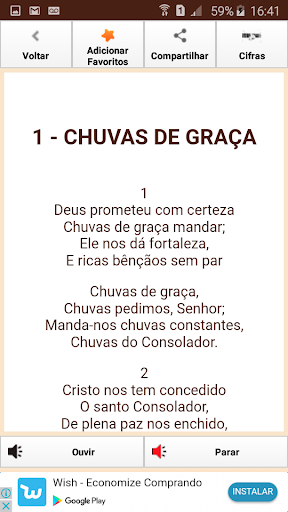 A Harpa Cristã Screen 3