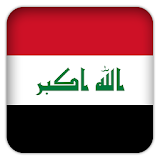 Selfie with Iraq flag icon