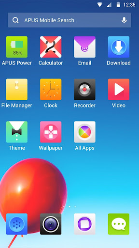 PURE SKY-APUS Launcher theme