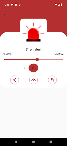 Emergency sound ringtone Screen 3