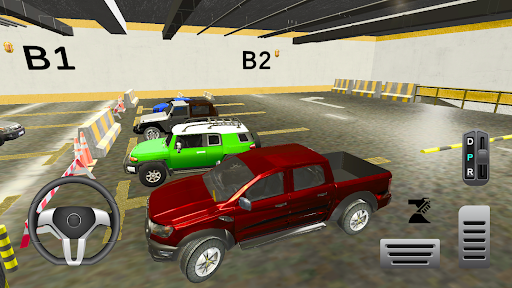 Underground Jeep parking Game