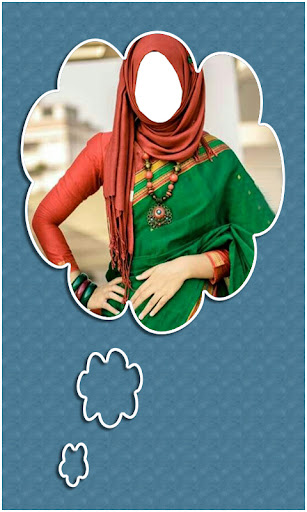 Hijab With Saree Photo Montage Screen 2