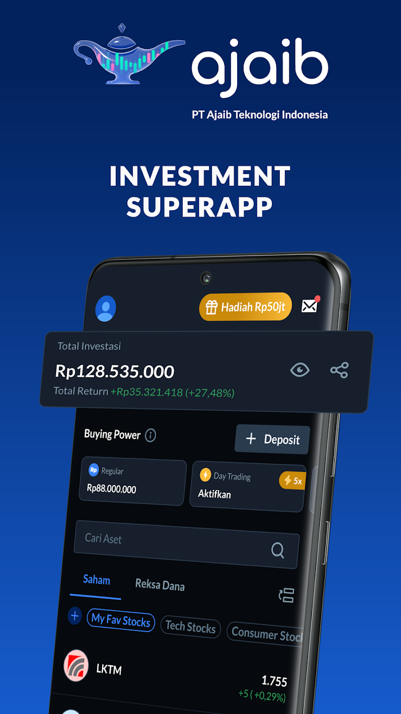 aplikasi investasi terbaik dan terpercaya