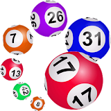 Lottery statistics with generator and results icon