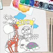 Zoo Coloring; Coloring for Kids