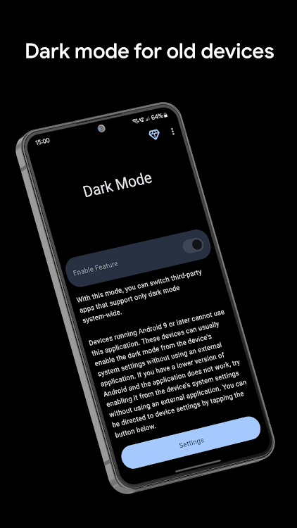 Dark Mode Plus - PurpleWaterfall-24.04.01 - (Android)