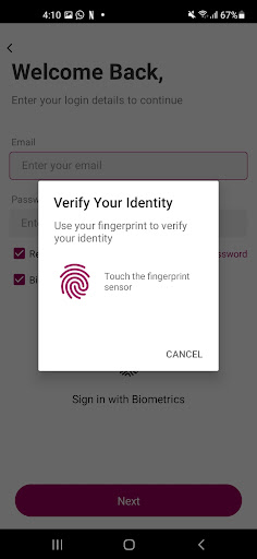 Verivault Screen 2