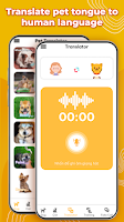 screenshot of Dog & Cat Translator Prank App