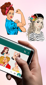 Screenshot 5 Wasticker sexuales mujeres android