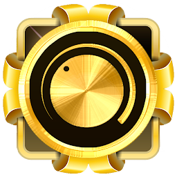 Imatge d'icona augment de volum d'or