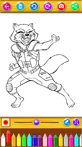 Little Hero Coloring Book