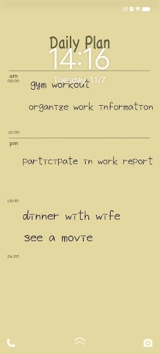 Android application Desktop to-do screenshort