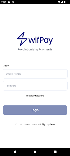 SwifPay Screen 2