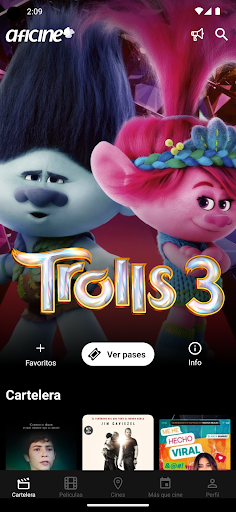 Android application Aficine screenshort