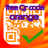reveal Qr code orange icon