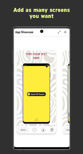 App Showcase - UI mockup maker Screen 3