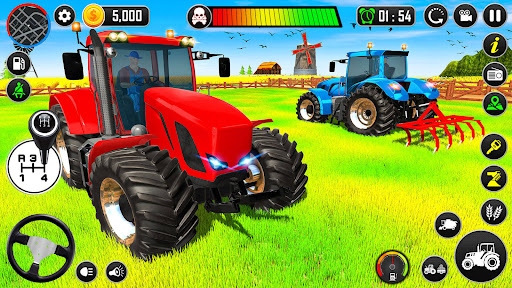 Android application Grand Tractor Farming Games screenshort