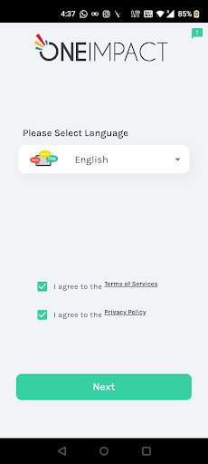 Android application OneImpact DRC screenshort