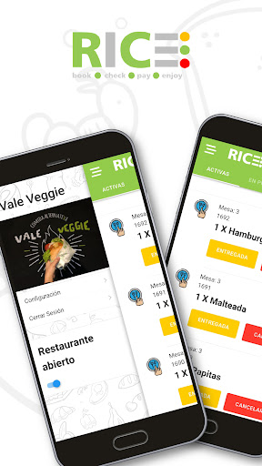 Android application RiceApp - Admin screenshort