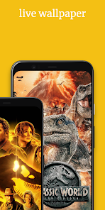 Captura de Pantalla 2 Jurassic World Wallpaper Live android
