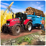 Heavy Duty Tractor Cargo Transport 3D icon