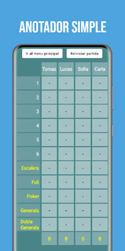 Anotador Generala Screen 3