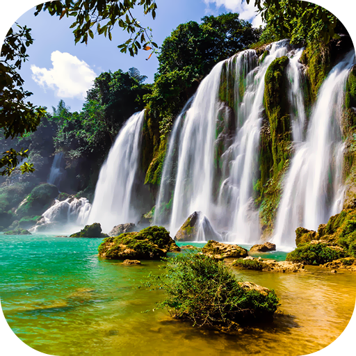Waterfall Wallpaper 2024 logo