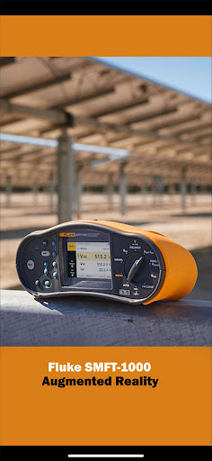 Android application Fluke SMFT-1000 Demo screenshort
