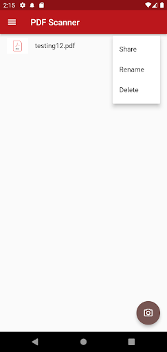 PDF Scanner Screen 2