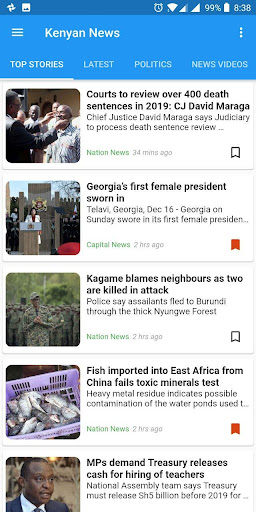 Kenyan News Screen 3